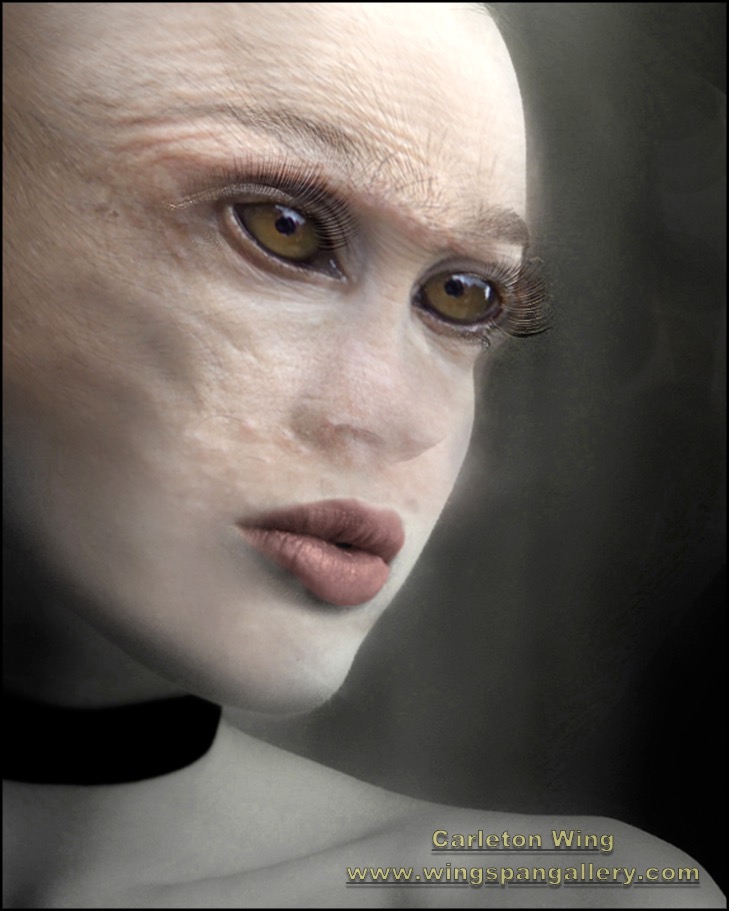 Monkey woman black choker